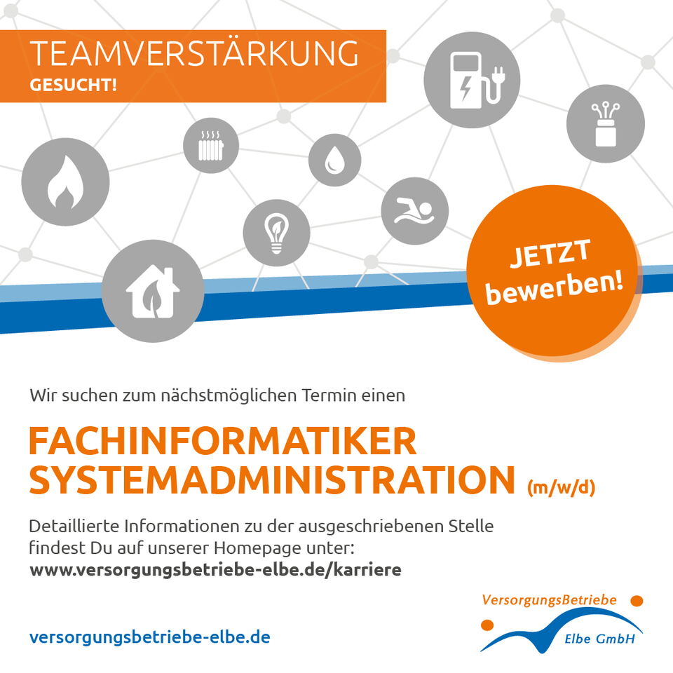 Teamverstärkung gesucht - Fachinformatiker (m/w/d)