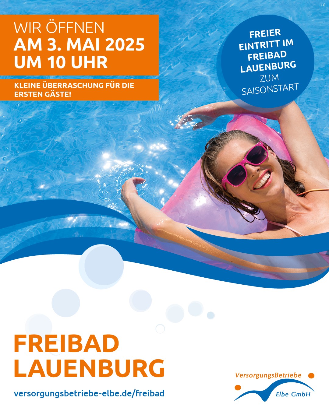 Eröffnung Freibad Lauenburg 03. Mai 2025